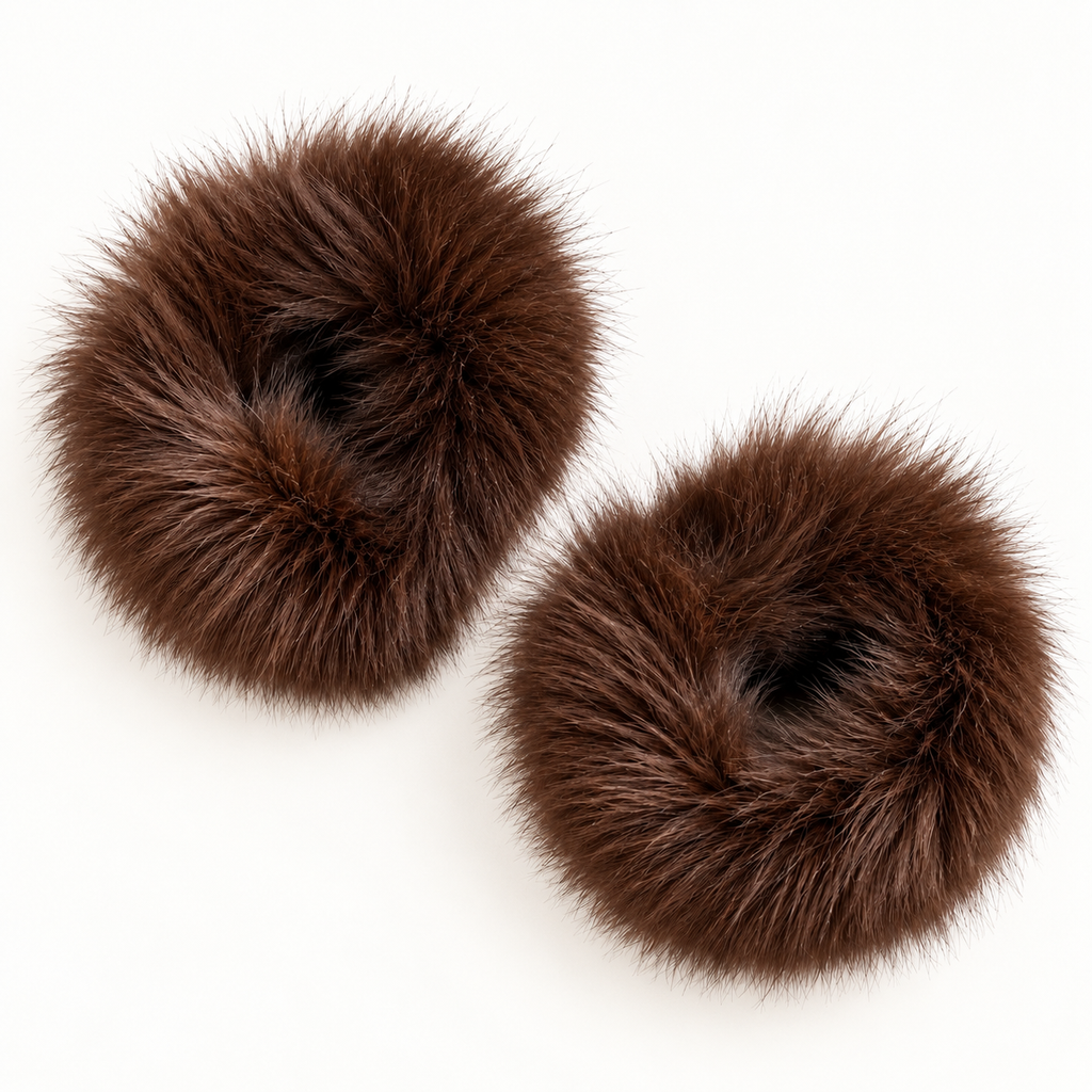 AVA — Poignets amovibles en fausse fourrure