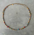 Ras de cou Perles africaines Turquoise Corail